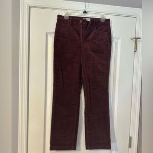 Loft Straight Corduroy Pant. 27